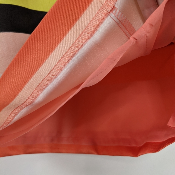 Vince Camuto Stripped Neon Jewel Sheath Dress sz 6 - Picture 10 of 14